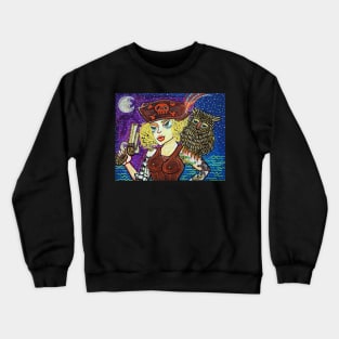 Pirate Quest For The Golden Owl Crewneck Sweatshirt